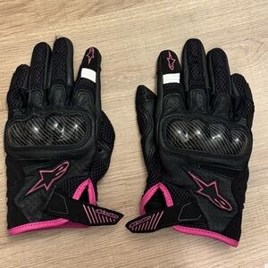 Alpinestars Stella SMX-1 Air v2 Motorcycle Gloves-Womens Black/Pink